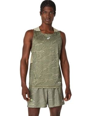 Asics Fujitrail Singlet - Zwart