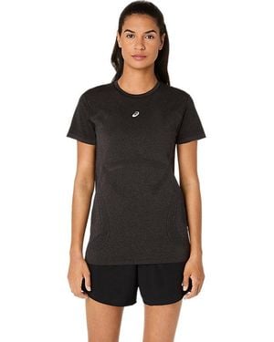 Asics Road Seamless Ss Top - Zwart