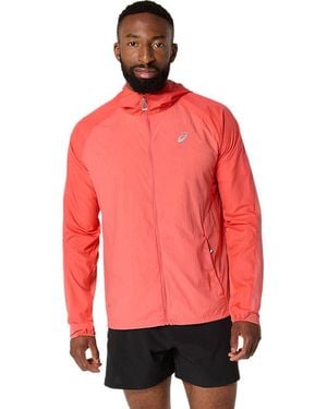 Asics Road Packable Jacket - Red