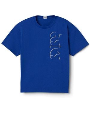 Asics Graphic Ss Tee - Bleu