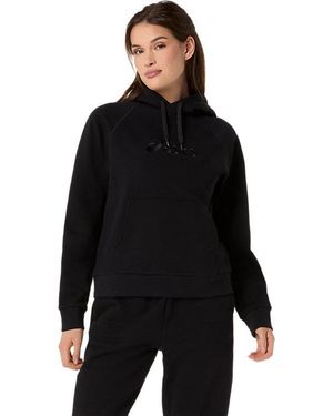 Asics Logo Fleece Pullover Hoodie - Black
