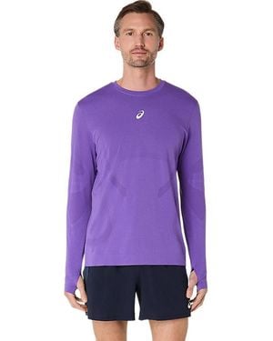 Asics ROAD SEAMLESS LS TOP - Lila