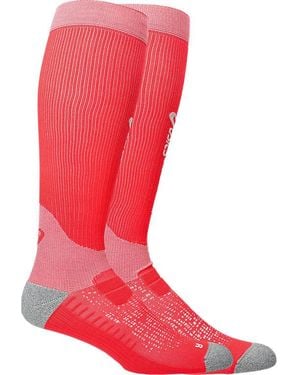 Asics PERFORMANCE RUN COMPRESSION SOCK - Rojo