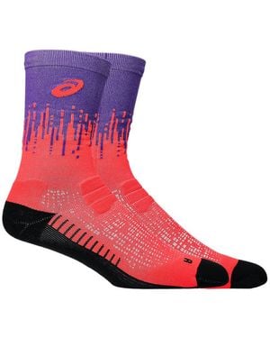 Asics Performance Run Sock Crew - Rosso