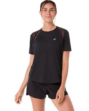 Asics Road Ss Top - Black