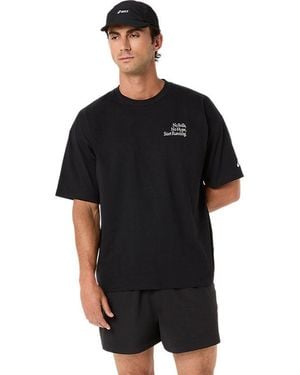 Asics Runner Message Graphic Relaxed Tee - Black