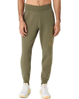 Asics LOGO SWEATPANT - Schwarz