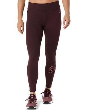 Asics LOGO 7/8 TIGHT - Schwarz