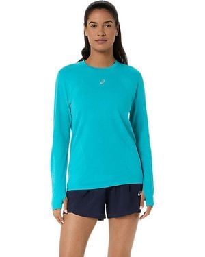 Asics Road Seamless Ls Top - Blue