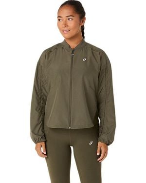 Asics Nagino Run Adjustable Jacket - Groen