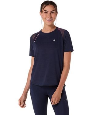 Asics Road Ss Top - Blue