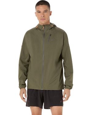 Asics Fujitrail Elite Waterproof Jacket - Green