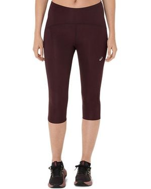 Asics Road High Waist Capri Tight - Nero