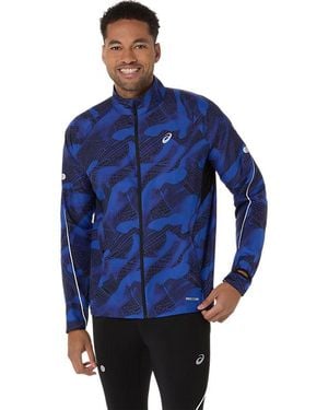 Asics ROAD LITE-SHOW PACKABLE JACKET - Blau