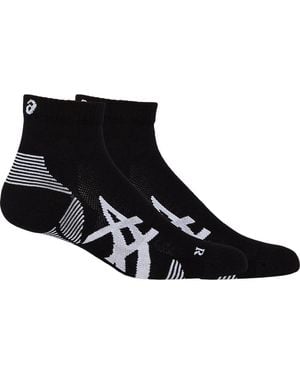 Asics 2Ppk Cushion Run Quarter Sock - Schwarz