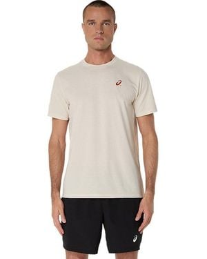 Asics Court Graphic Ss Top - Nero