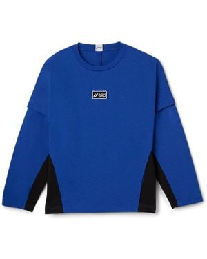 Asics Ls Tee - Bleu