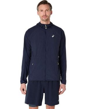 Asics ROAD PACKABLE JACKET - Blau