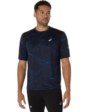 Asics ROAD LITE-SHOW SS TOP - Blau