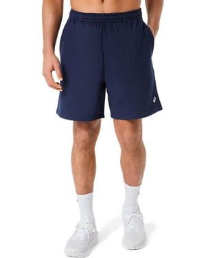 Asics French Terry Relaxed 7In Short - Blauw