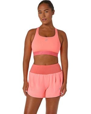 Asics ROAD COMPRESSION BRA - Rojo