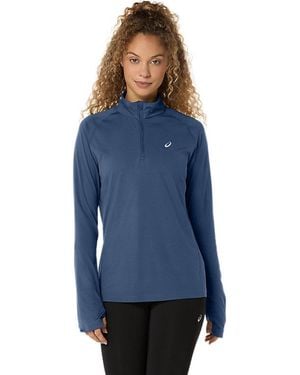 Asics Sport Ls 1/2 Zip Top - Blauw