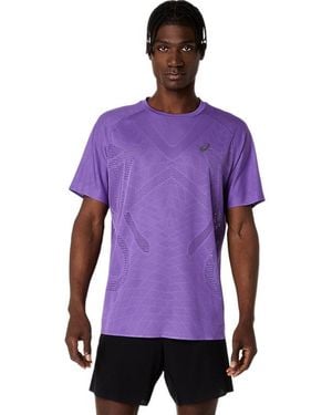 Asics Metarun Ss Top - Viola