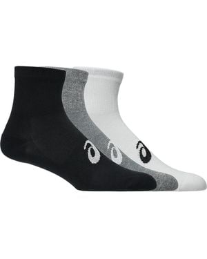 Asics Aeg 3 Pack Quarter Sock - Black