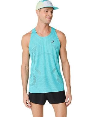 Asics Metarun Singlet - Blauw