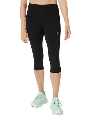 Asics Road High Waist Capri Tight - Zwart