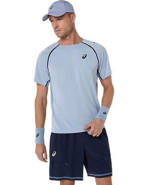 Asics MATCH SS TOP - Blau