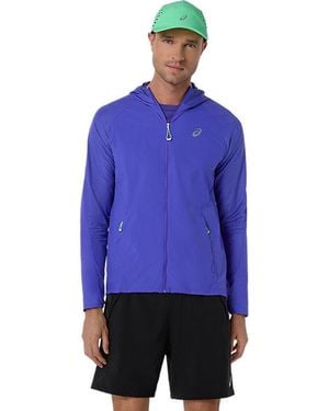 Asics Road Packable Jacket - Blue