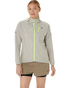 Asics Fujitrail Waterproof Jacket - White