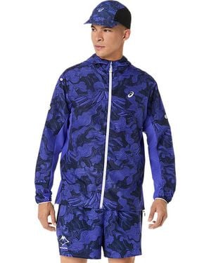 Asics Fujitrail Packable Jacket - Blue