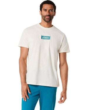 Asics Chest Logo Tee - Blue