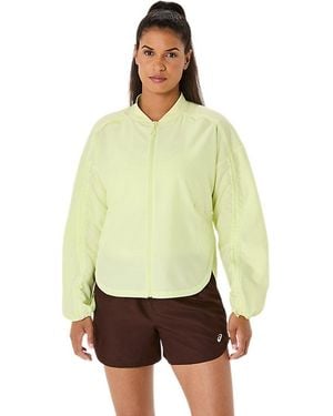 Asics Nagino Run Adjustable Jacket - Green
