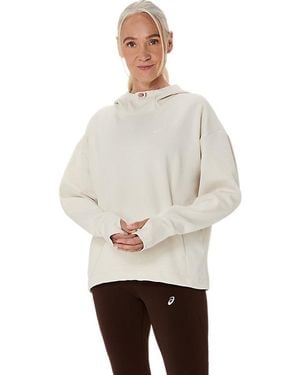 Asics Nagino Run Adjustable Hoodie - Bianco