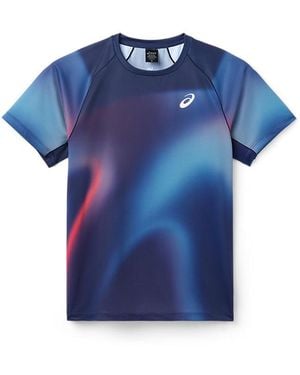 Asics Athlete Exclusive SS TOP - Blau