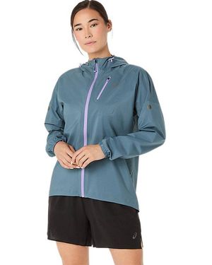 Asics Fujitrail Elite Waterproof Jacket - Blue