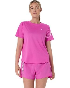 Asics Icon Ss Top - Pink