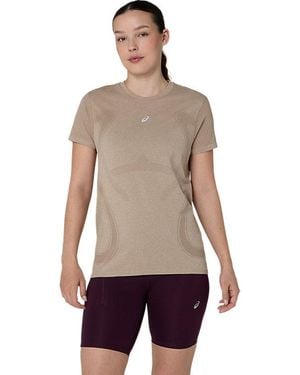 Asics Road Seamless Ss Top - Black