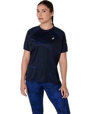Asics ROAD LITE-SHOW SS TOP - Blau
