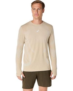 Asics ROAD SEAMLESS LS TOP - Natur
