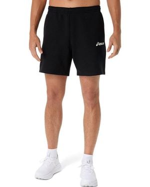 Asics Logo Fleece 7In Short - Black