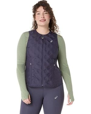 Asics Nagino Run Padded Gilet - Blauw