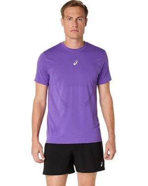 Asics Road Seamless Ss Top - Viola