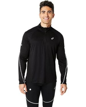 Asics ROAD LITE-SHOW 1/2 ZIP TOP - Schwarz