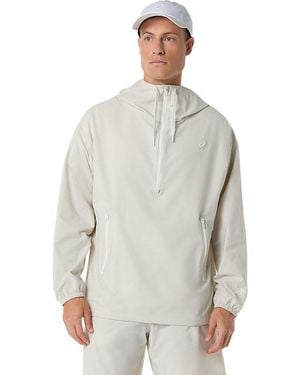 Asics HERITAGE DOUBLE WEAVE RELAXED ANORAK - Weiß