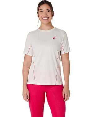 Asics GAME ALL OVER PRINT SS TOP - Rot