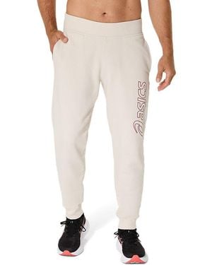 Asics LOGO SWEATPANT - Negro